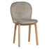 Trulli Dining Chair | Buffalo Leather | Earthy Grey Uniqwa Collections