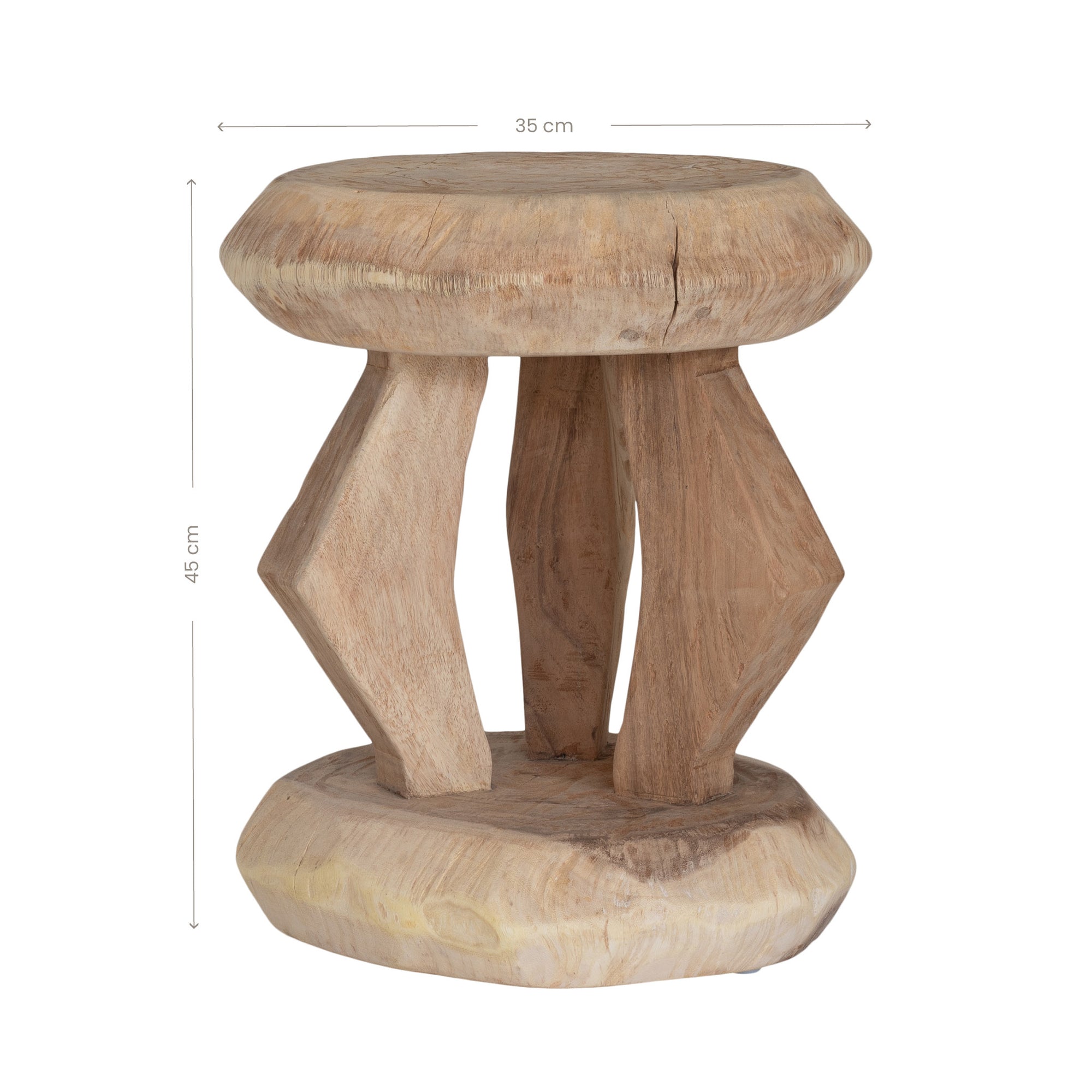 Tsuana Stool | Natural Uniqwa Collections