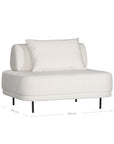 Ulusaba Sofa | Ivory Uniqwa Collections