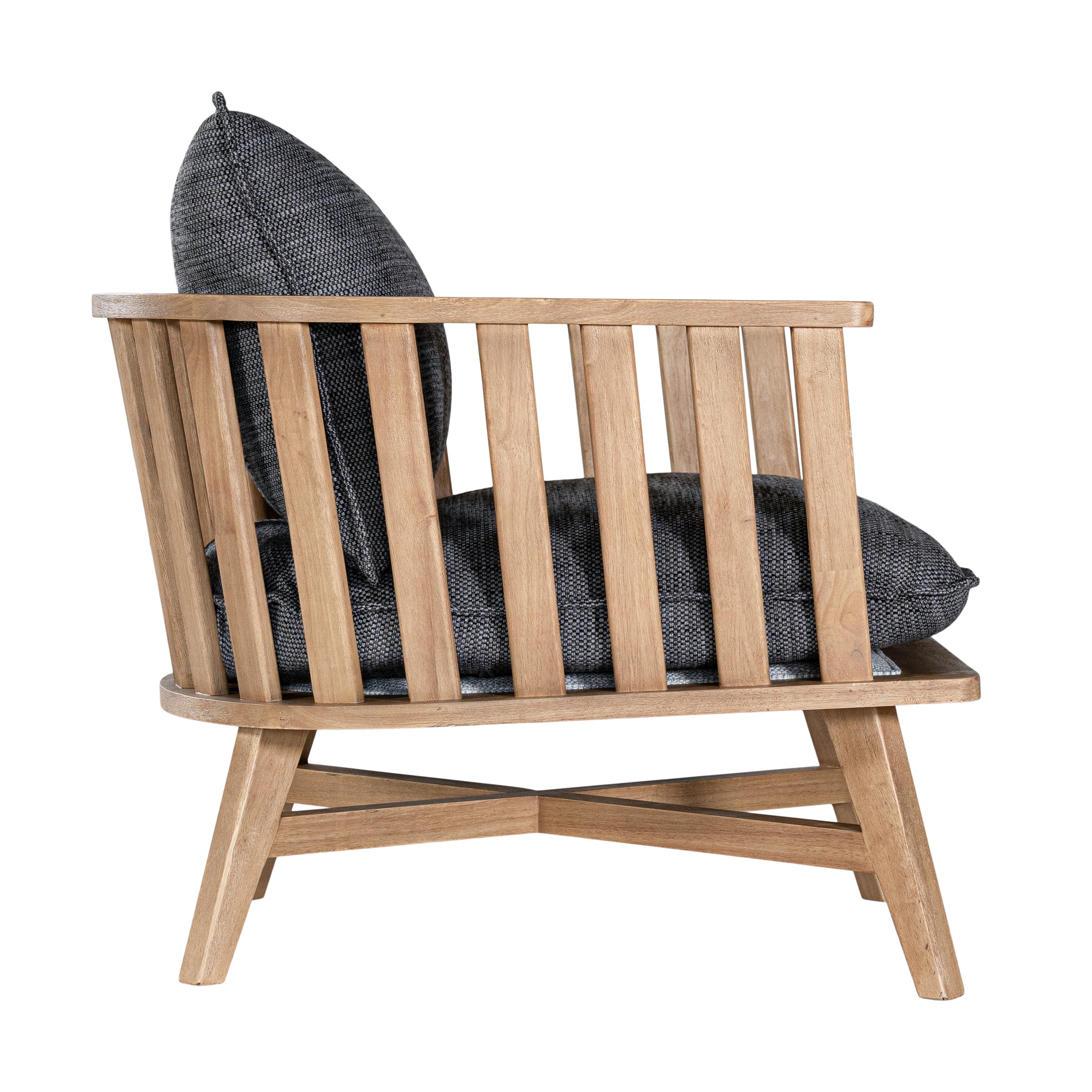 Skukuza Occasional Chair Cover | Dark Grey Uniqwa Collections