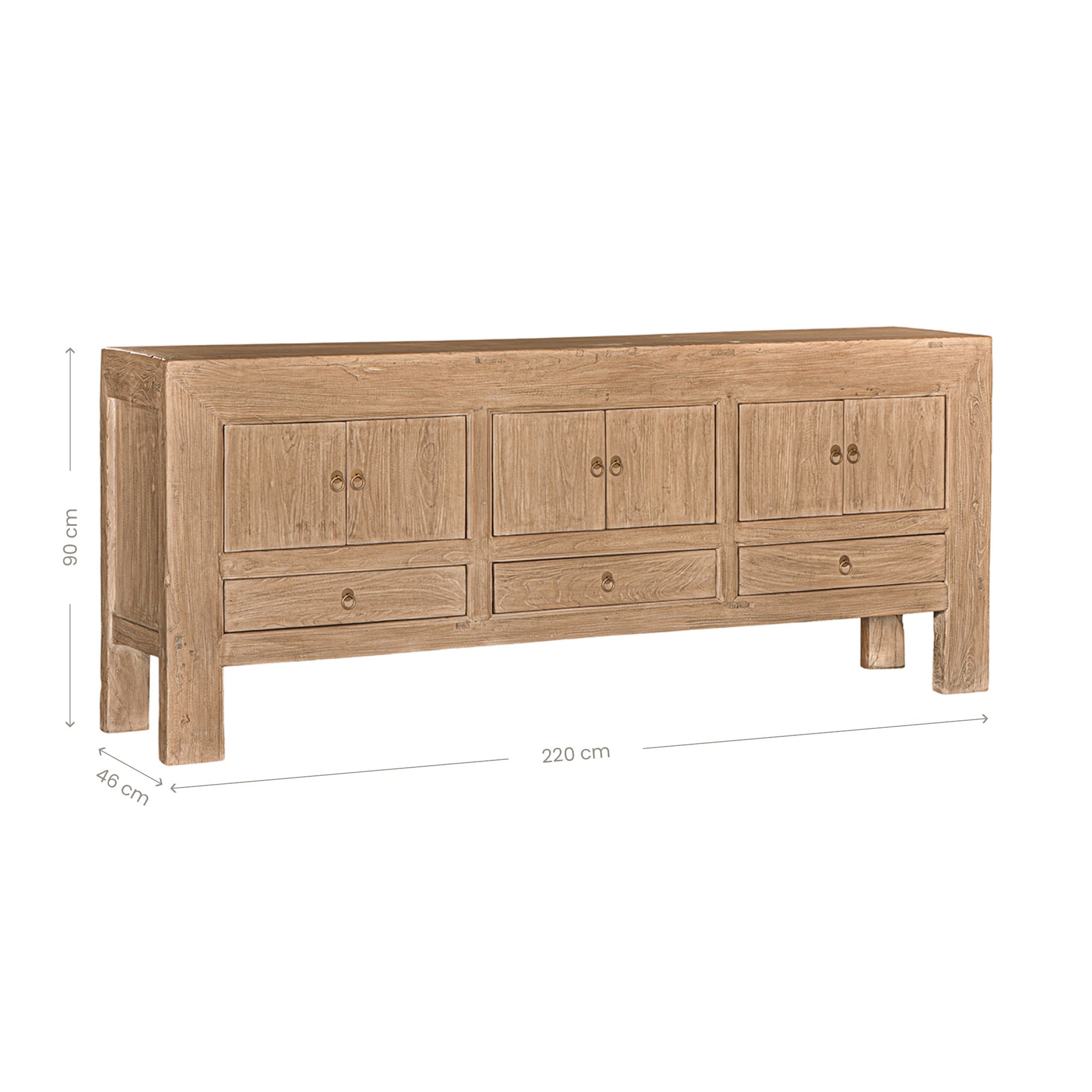 Yunnan Elm Buffet | Natural Uniqwa Collections