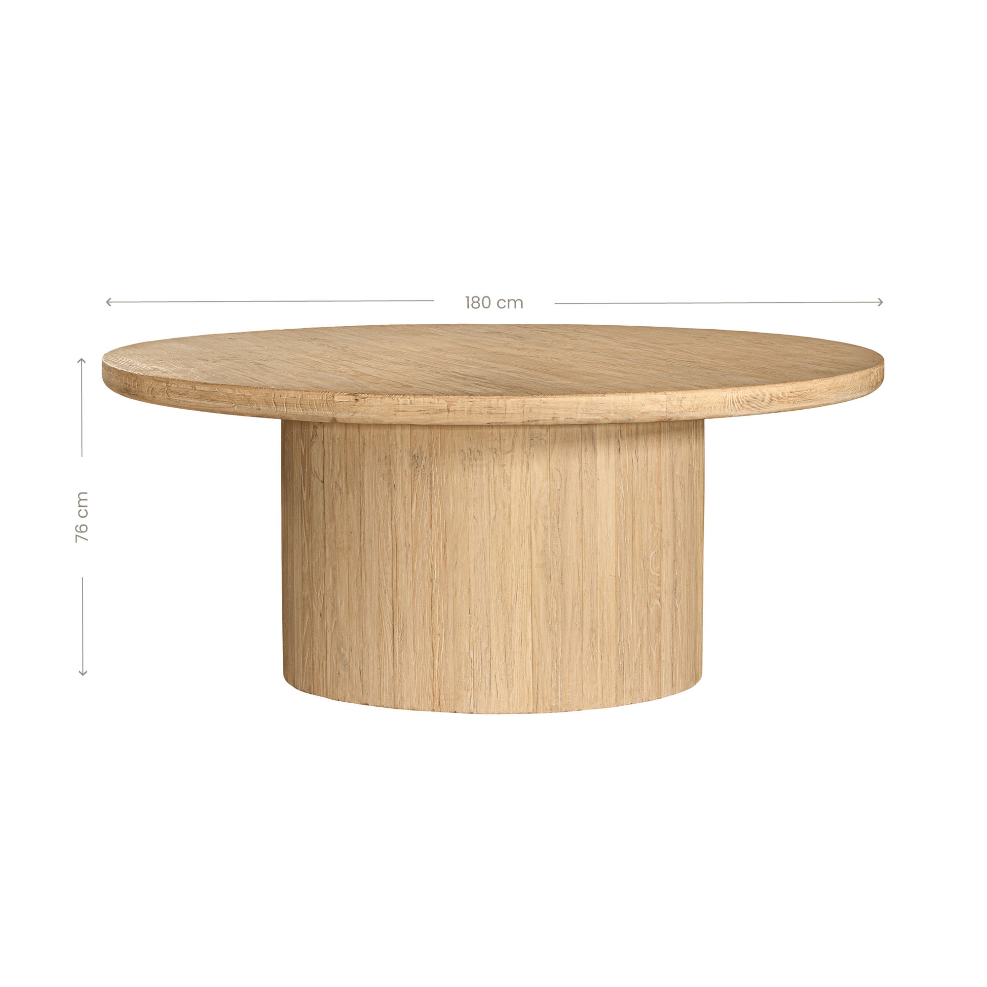 Zama Round Elm Dining Table Last Chance Collection