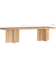 Zara Reclaimed Timber Dining Table Last Chance Collection