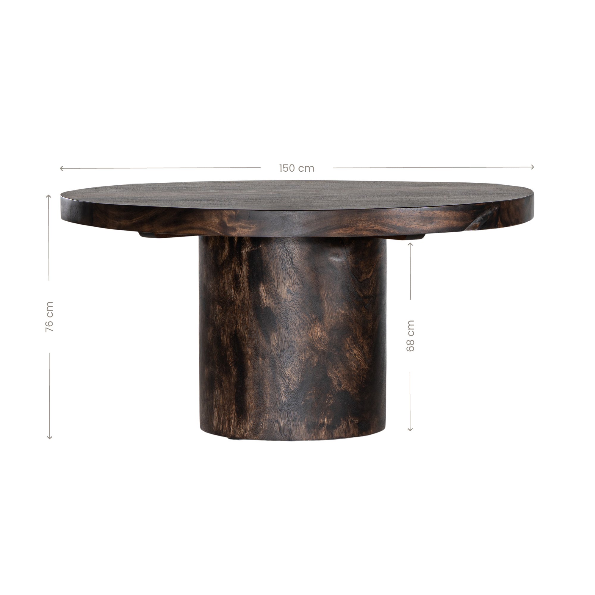 Zimbabwe Dining Table | Circular | Truffle Uniqwa Collections