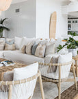 Hamali Block Coffee Table | Natural Uniqwa Collections