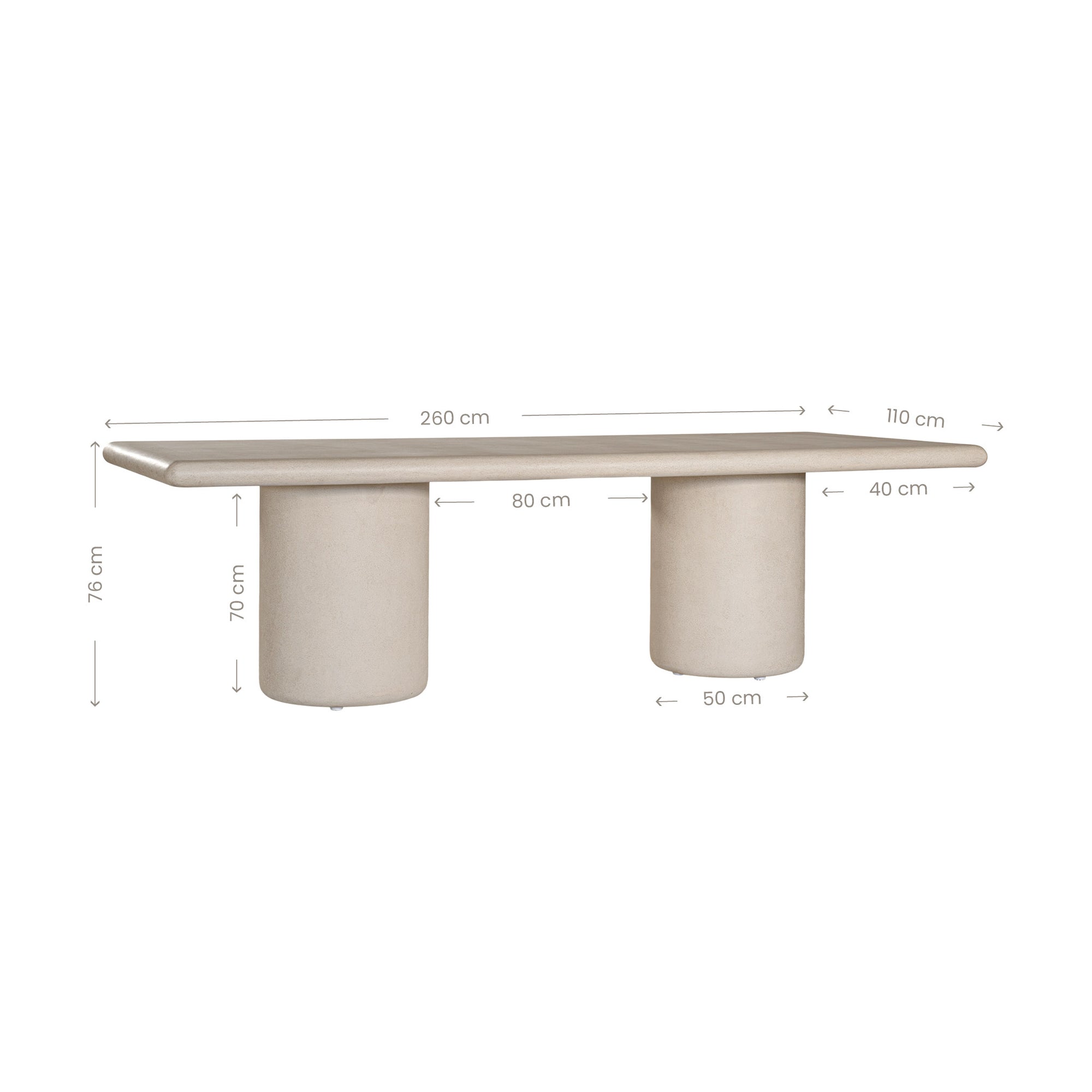 Mukalla Rectangluar Dining Table Uniqwa Collections