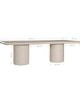 Mukalla Rectangluar Dining Table Uniqwa Collections