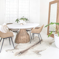 100% Organic Pure Wool Cowrug | Natural - Uniqwa Collections wholesale furniture suppliers for interior designers australia
