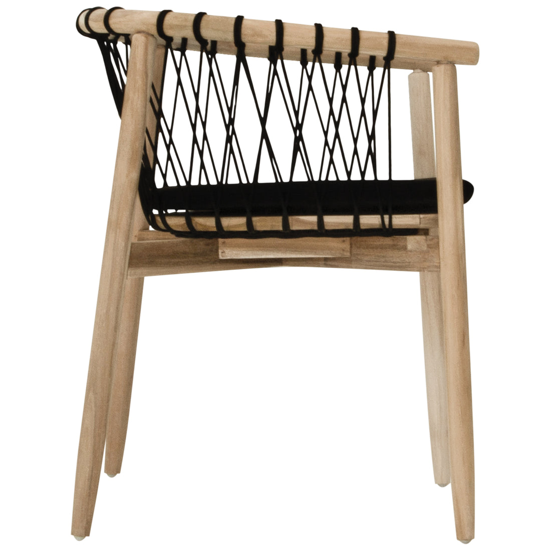 Arniston Dining Chair | Black Natural - Uniqwa Collections wholesale furniture suppliers for interior designers australia
