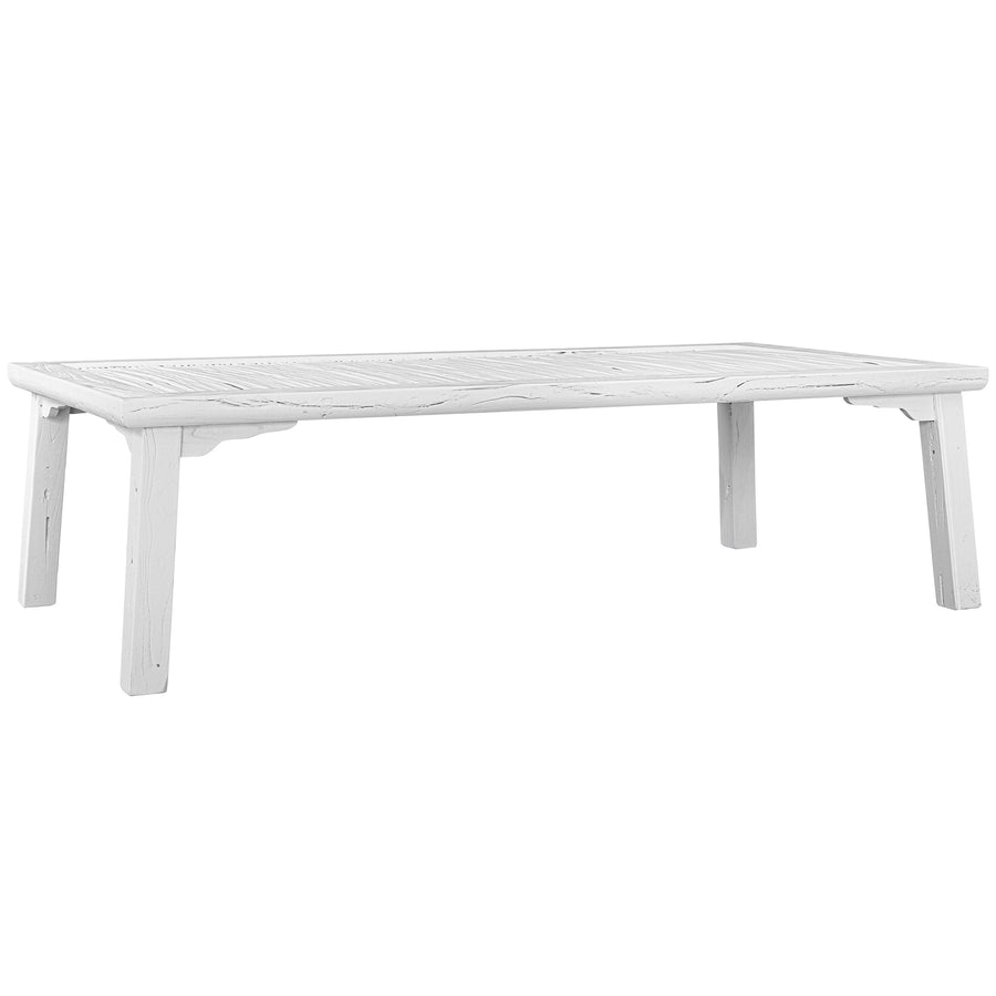 Bamboo Coffee Table | White