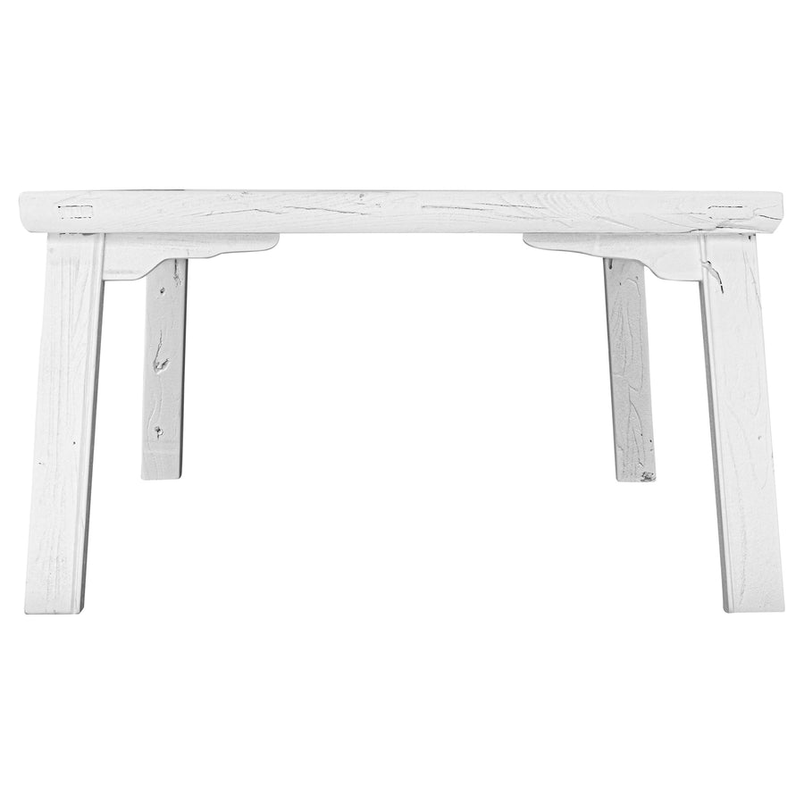 Bamboo Coffee Table | White