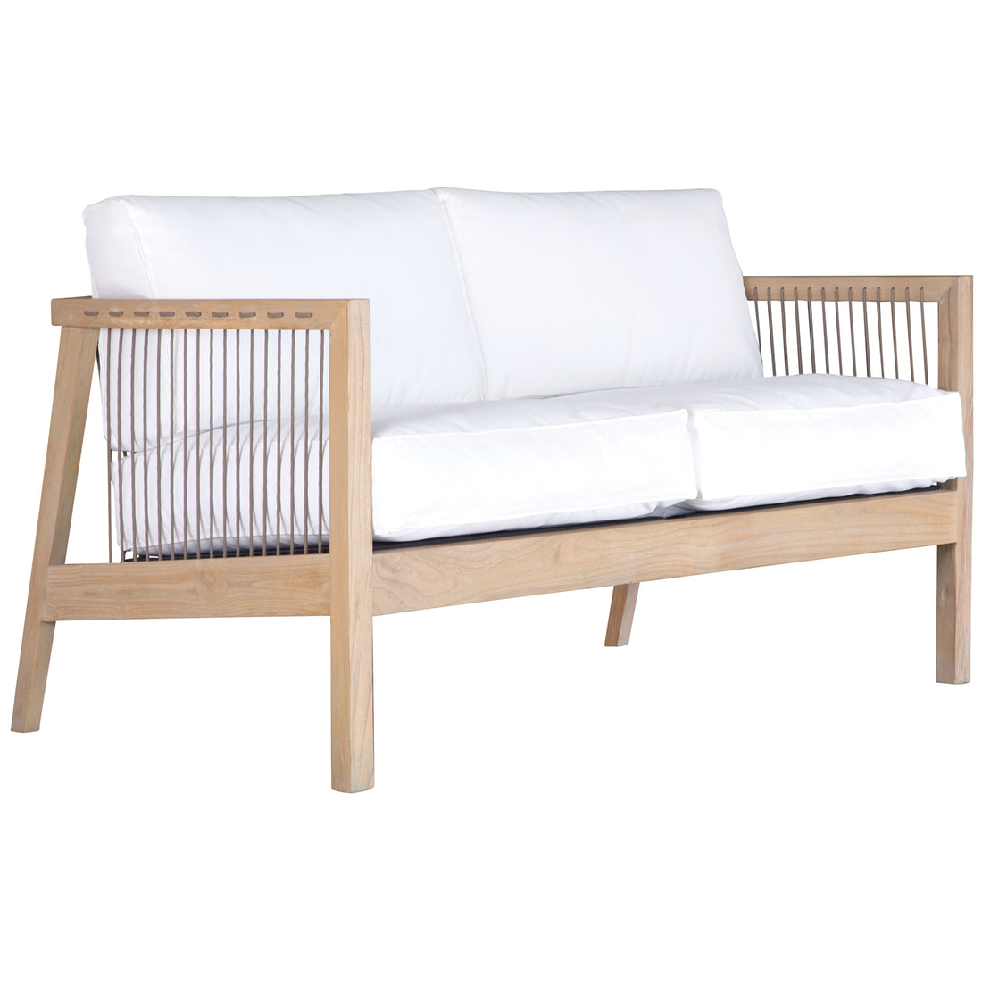 Brindi Sofa | Two Seater | White - Uniqwa Collections wholesale furniture suppliers for interior designers australia