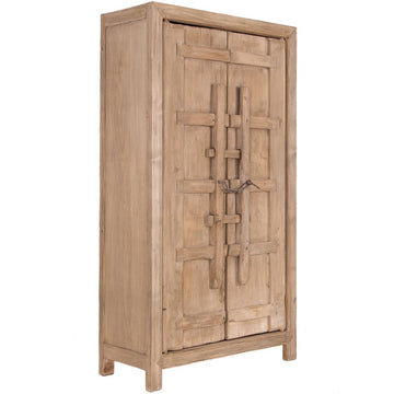 Bulu Tall Cabinet | Natural - Uniqwa Collections wholesale furniture suppliers for interior designers australia