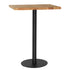 Casuarina Table Top | Square | Oak Bar Table Base | Black Uniqwa Collections