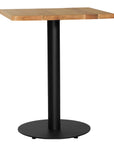 Casuarina Table Top | Square | Oak Dining Table Base | Black Uniqwa Collections