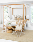 Strand Four Poster Bed | Natural Uniqwa Collections