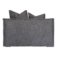 Denver Sofa Single Seater | Dark Grey