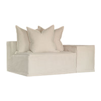 Hendrix Low Rider Sofa | One Seater Right Hand Arm
