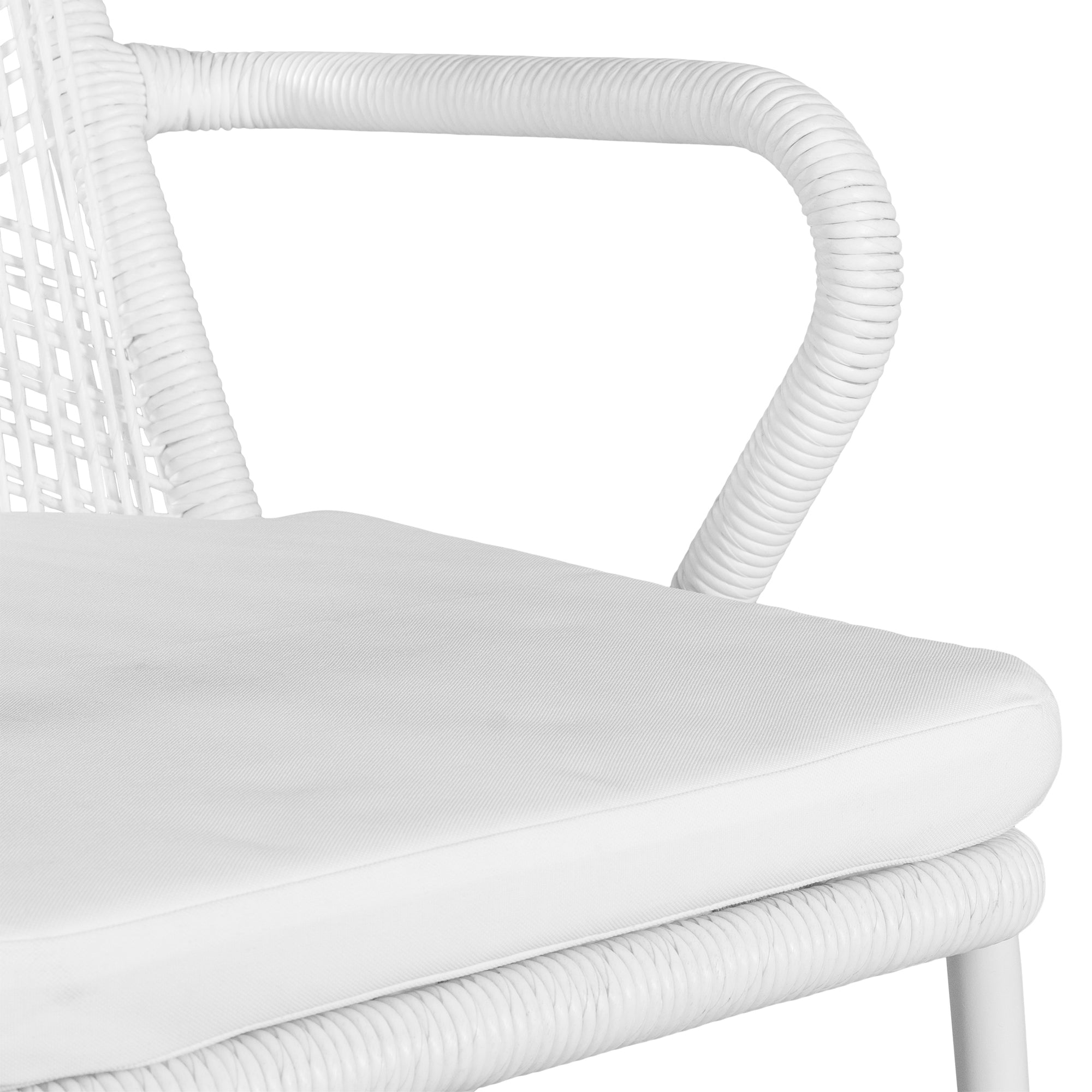 Indaaba Barchair | White Uniqwa Collections