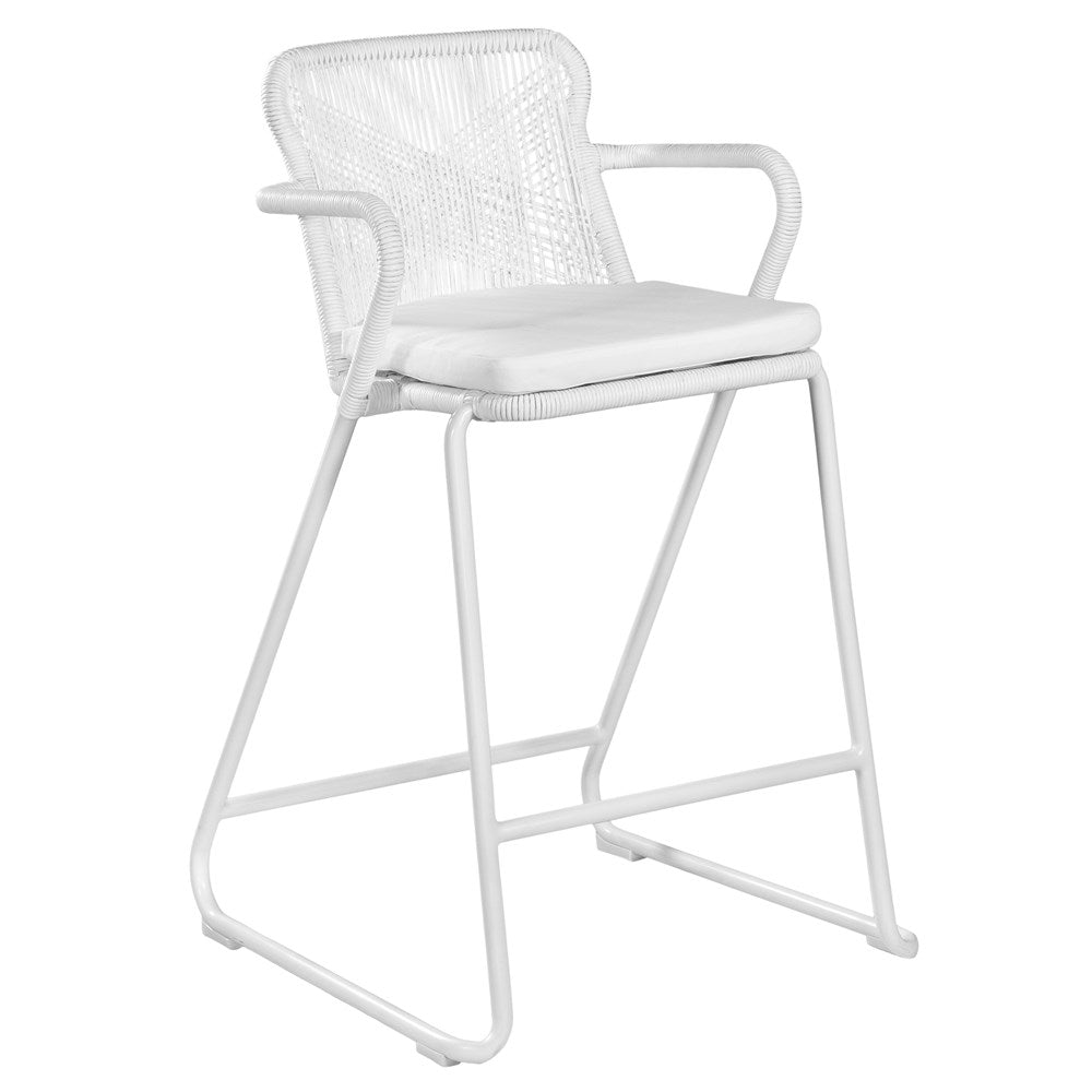 Indaaba Barchair | White Uniqwa Collections