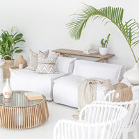 Ingoma Vase White - Uniqwa Collections wholesale furniture suppliers for interior designers australia