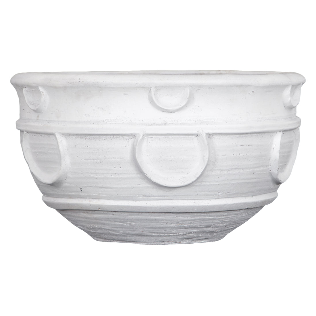 Kunda Terracotta Pot | White