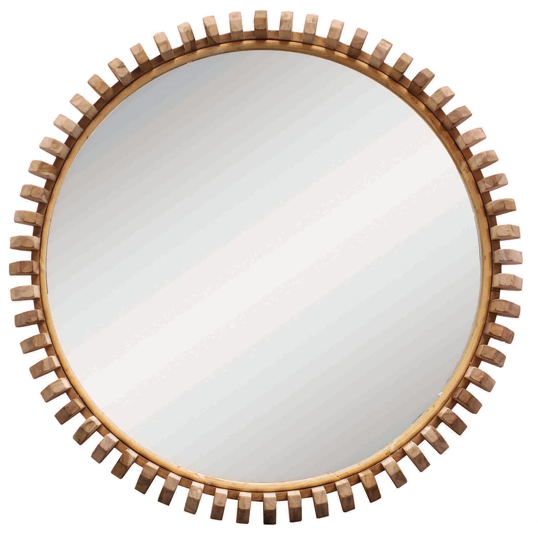 Lindi Round Mirror | Natural