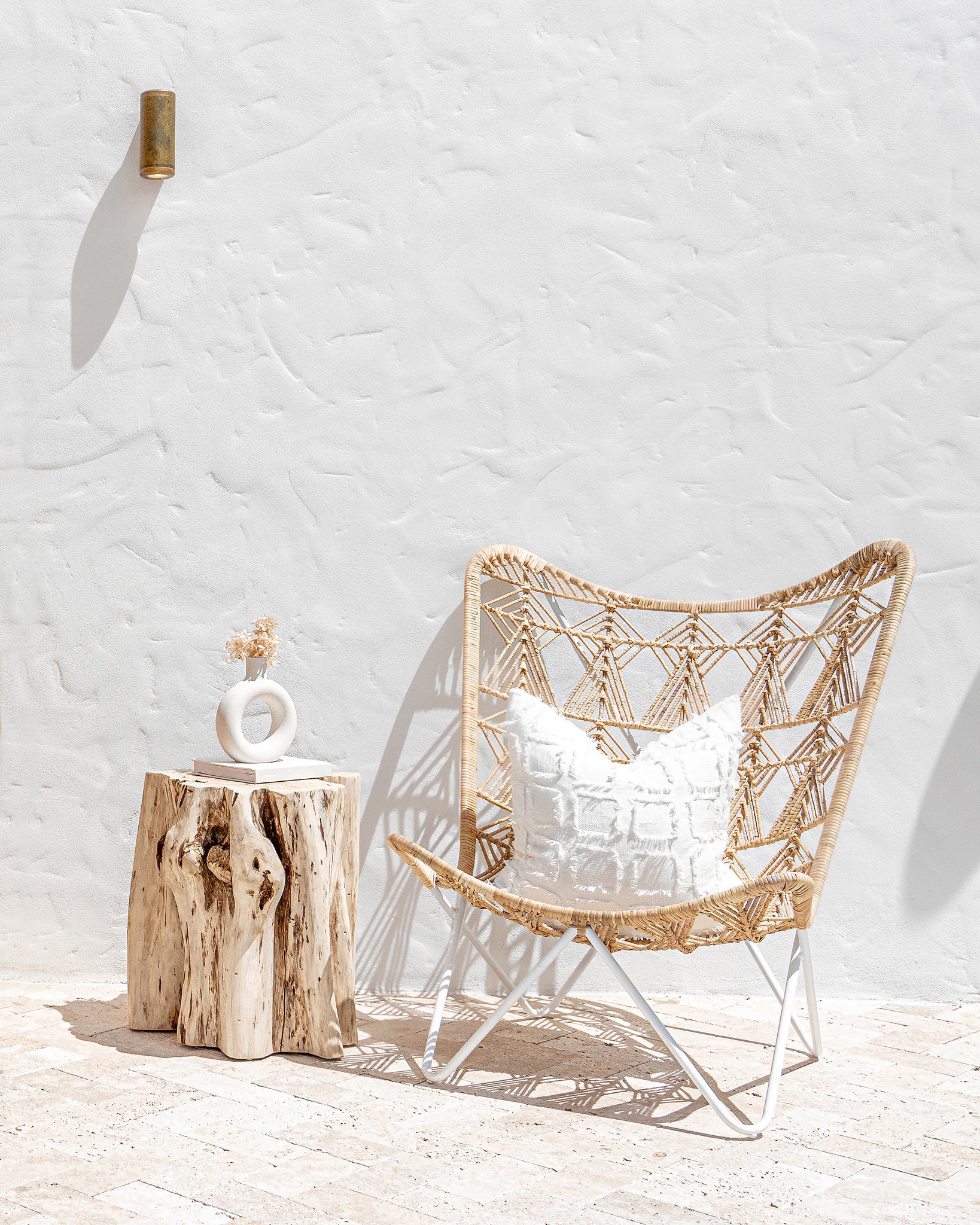 Malani Side Table | Natural Uniqwa Collections