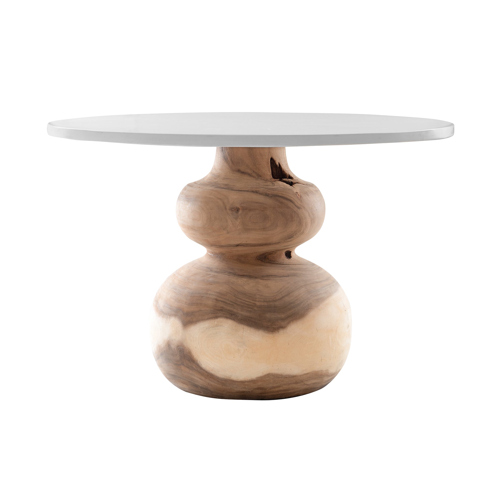 Maluku Dining Table 1.2 Diametre Uniqwa Collections