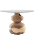 Maluku Dining Table 1.2 Diametre Uniqwa Collections
