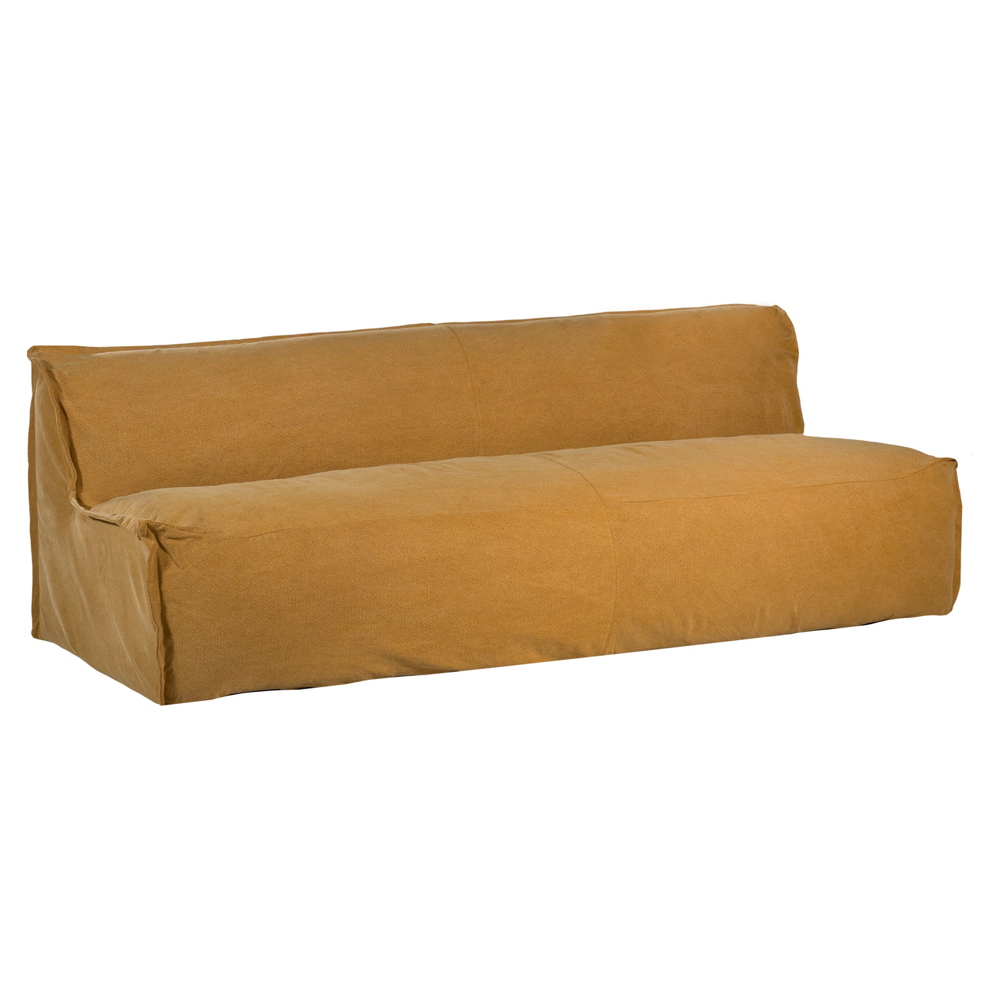 Masekela Sofa | Three Seater Ochre Uniqwa Collections