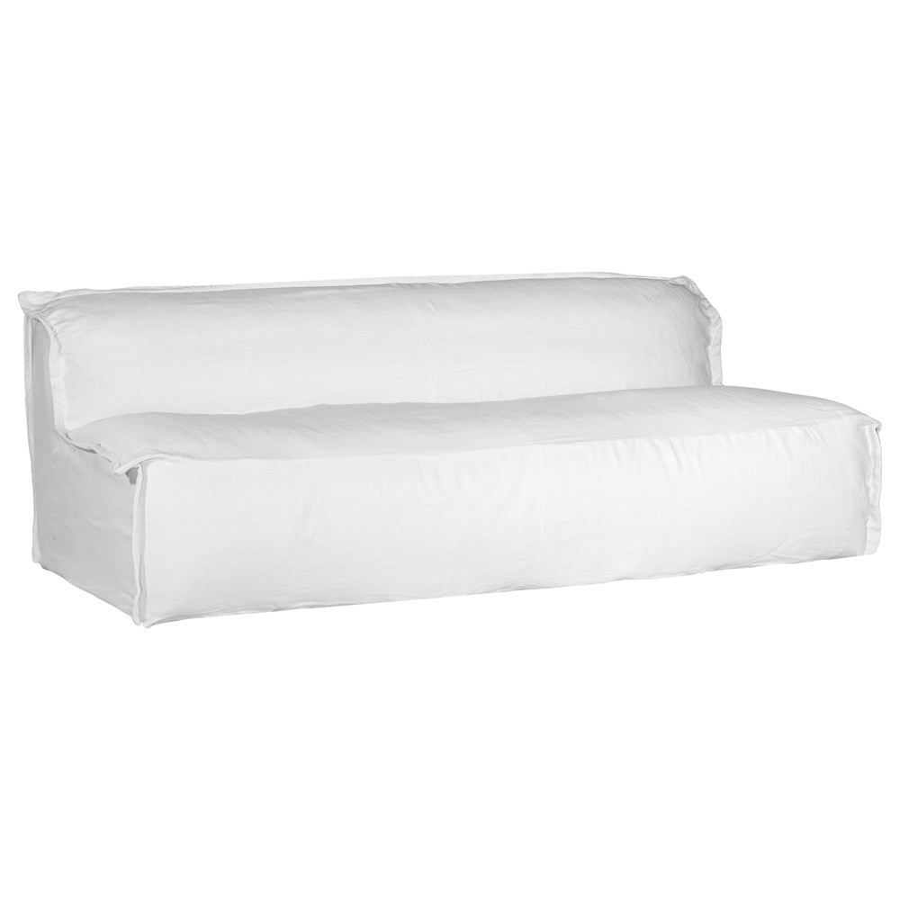 Masekela Sofa | Three Seater White Uniqwa Collections