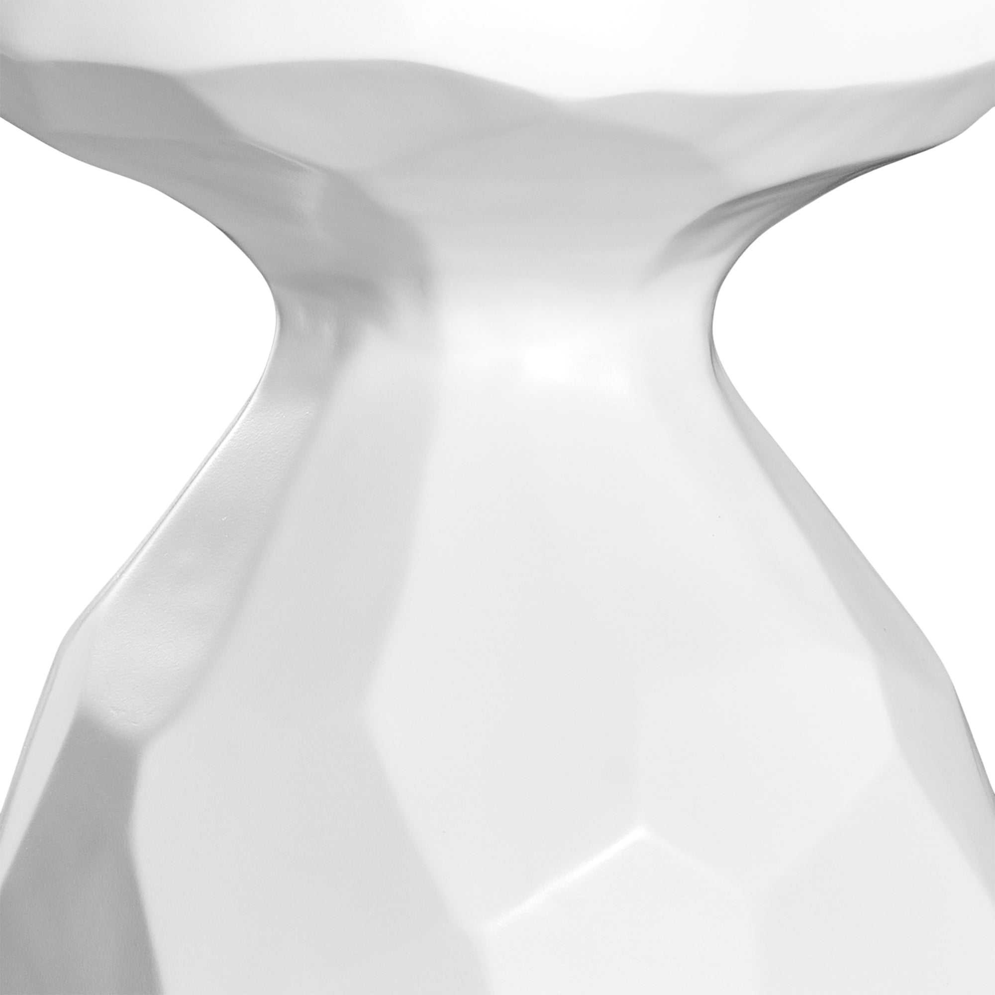 Mokolo Stool | White Resin Uniqwa Collections