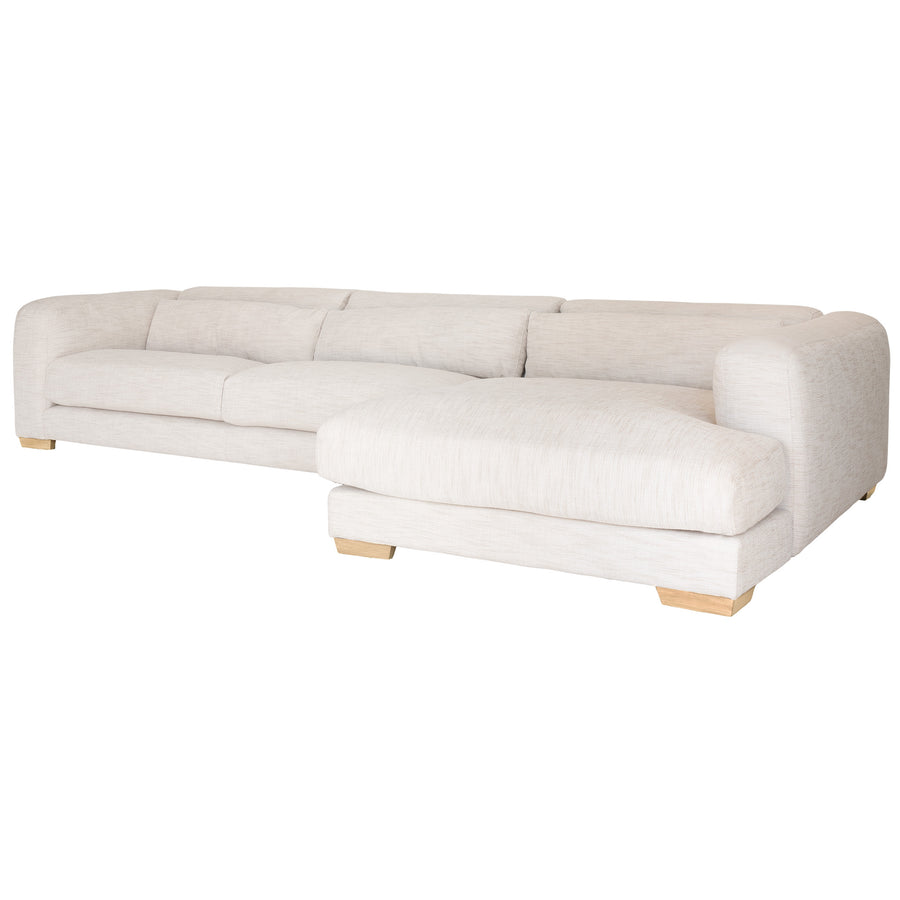 Mukuru Corner Sofa | Right Chaise | Natural