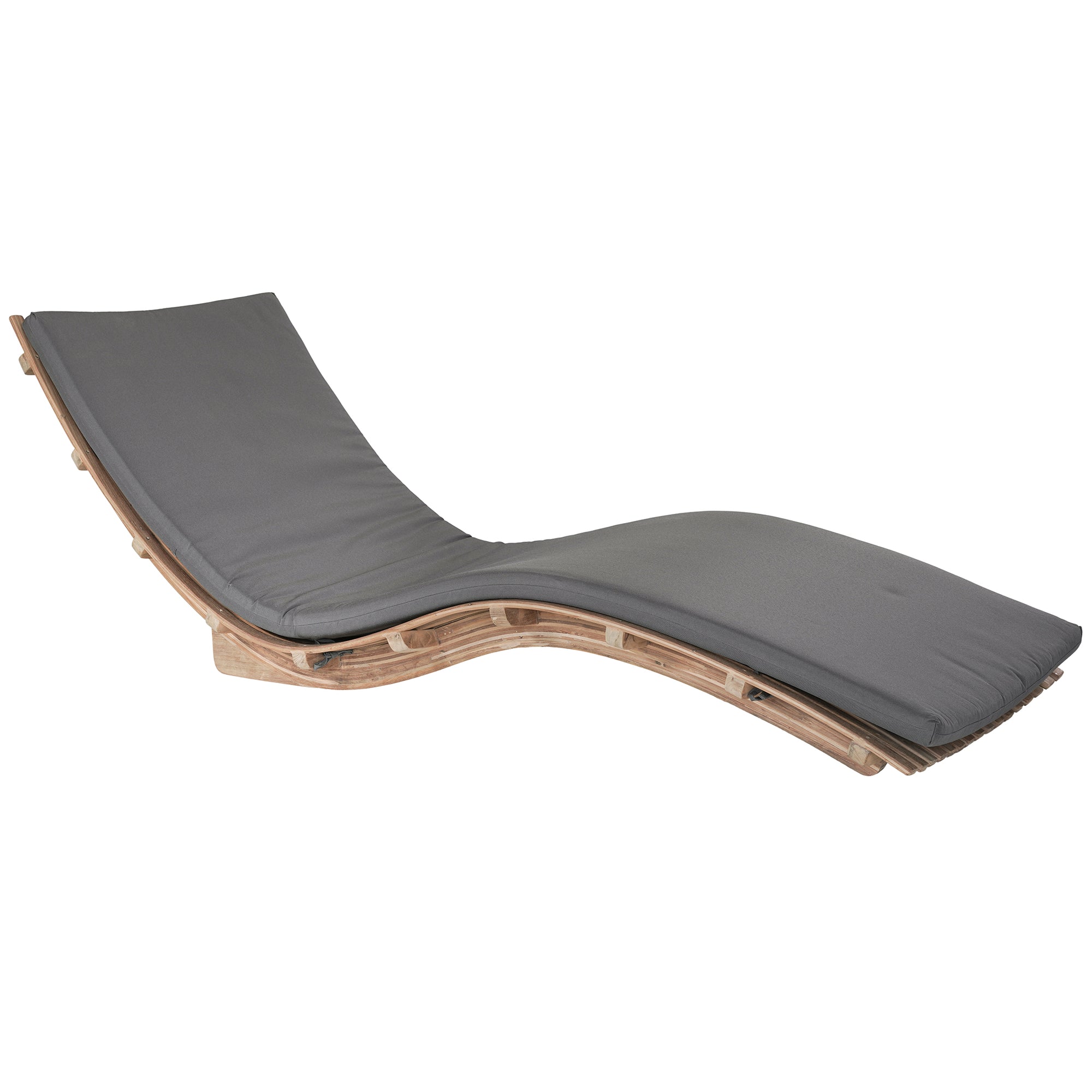 Mykonos Sun Lounger Topper Charcoal Uniqwa Collections