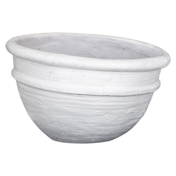 Nommo Terracotta Pot | White