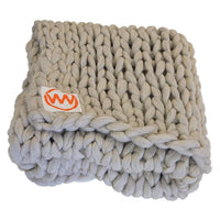 100% Organic Pure Wool Plaid | Natural