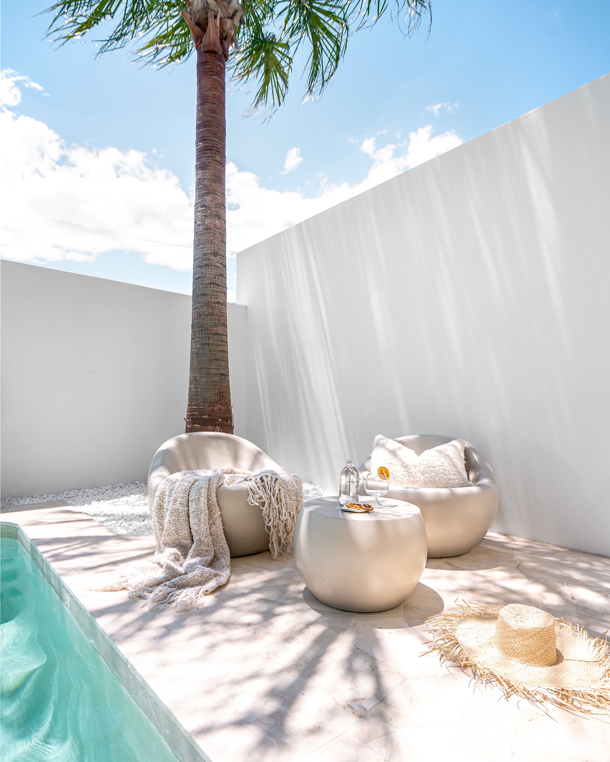 Santorini Chair | Sand Uniqwa Collections