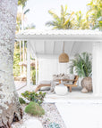 Santorini Side Table | Sand Uniqwa Collections