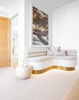 Santorini Side Table | Sand Uniqwa Collections