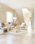 Santorini Side Table | Sand Uniqwa Collections