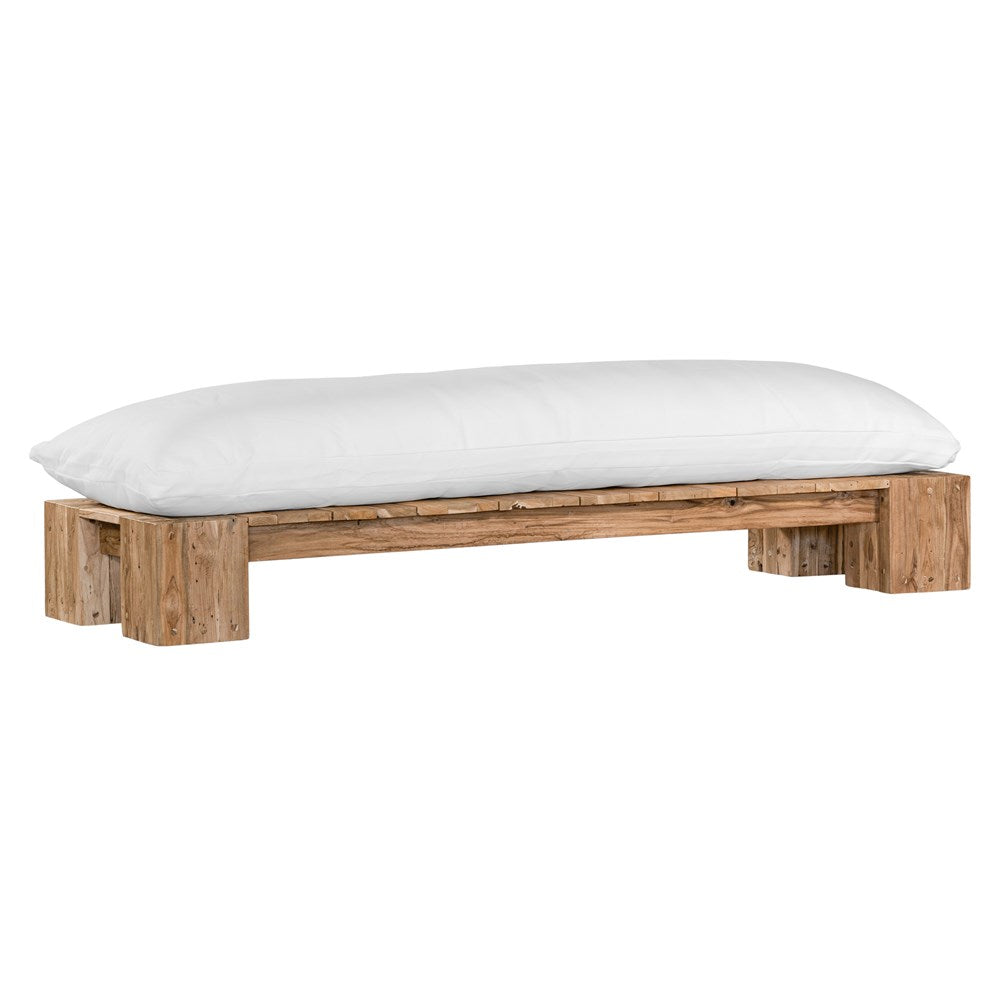 Simbah Bench Cover | Luxury White Uniqwa x Lauren Eloise