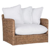Singita Outdoor Sofa | One Seater | Natural Weave