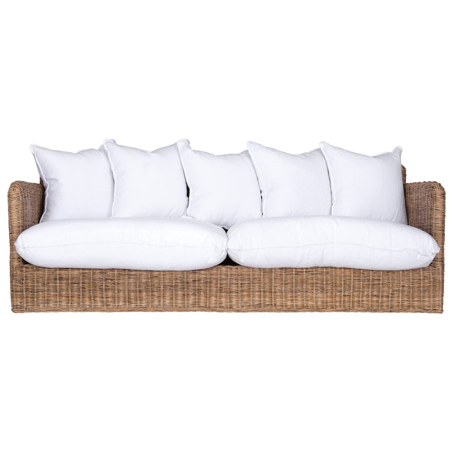 Singita Indoor Sofa | Three Seater | Natural Weave