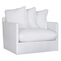 Singita Outdoor Sofa | One Seater | White Weave