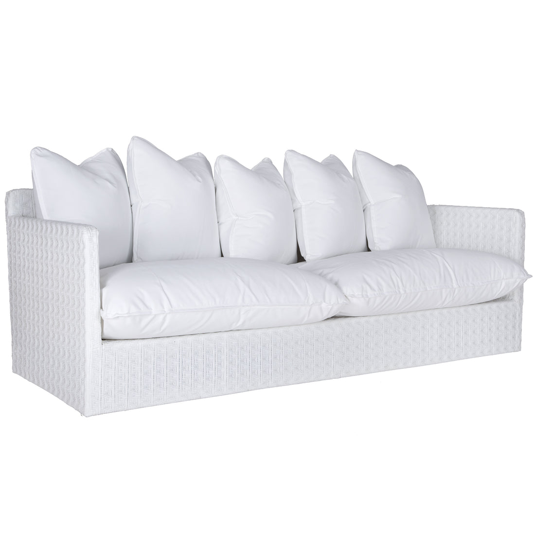 Singita Outdoor Sofa | Three Seater | White Weave