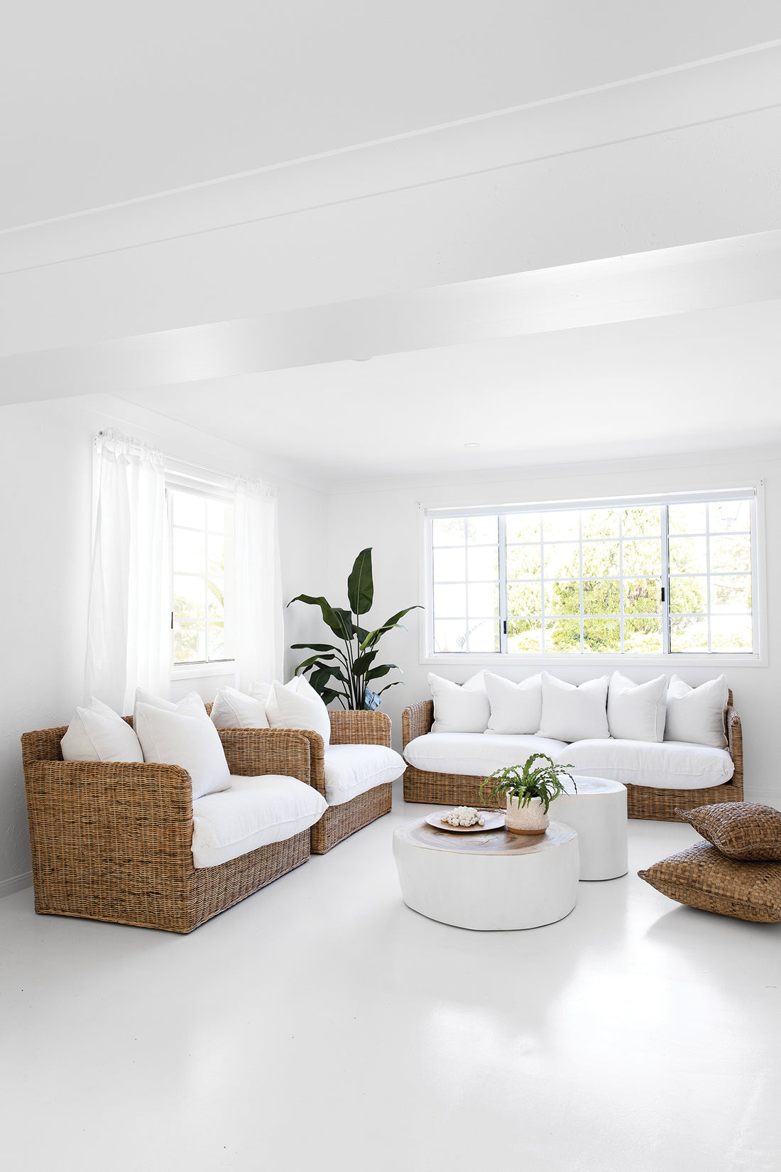 Singita Indoor Sofa | One Seater | Natural Weave