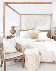 Strand Four Poster Bed | Natural Uniqwa Collections
