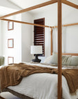 Strand Four Poster Bed | Natural Uniqwa Collections