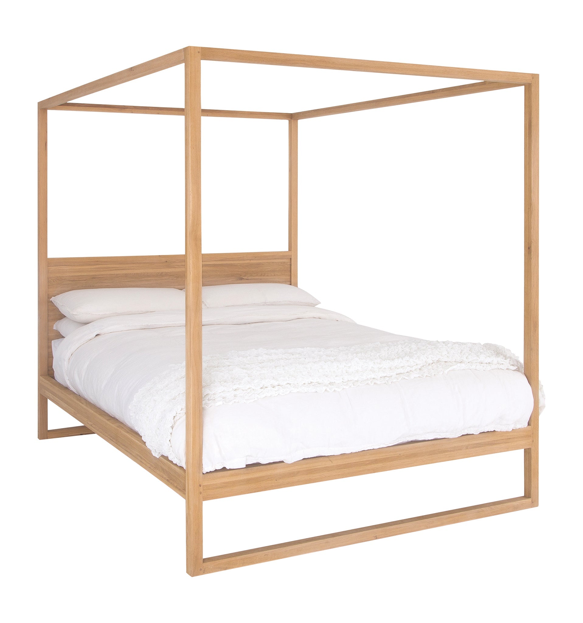 Strand Four Poster Bed | Natural King Uniqwa Collections